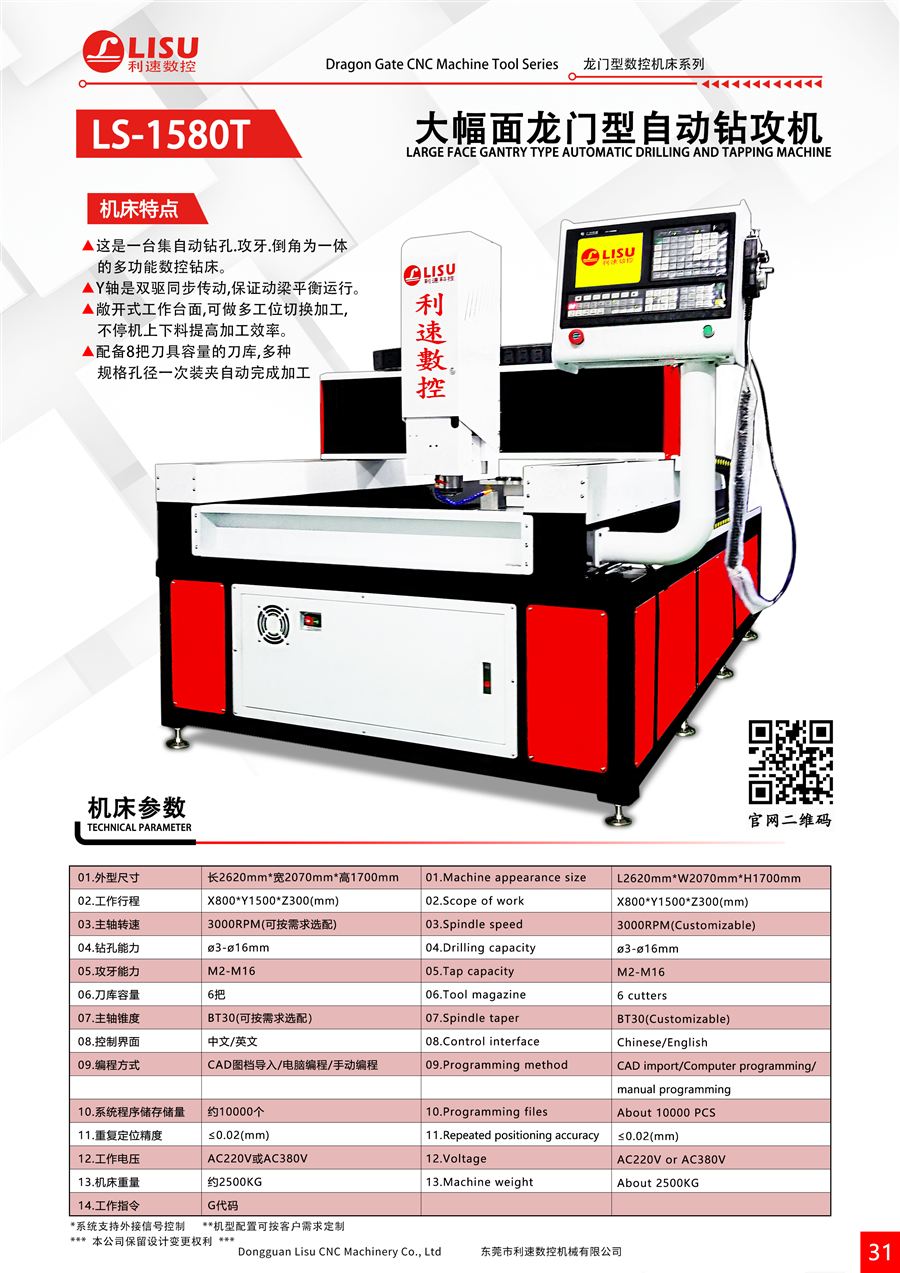 LS-1580T 产品图册页